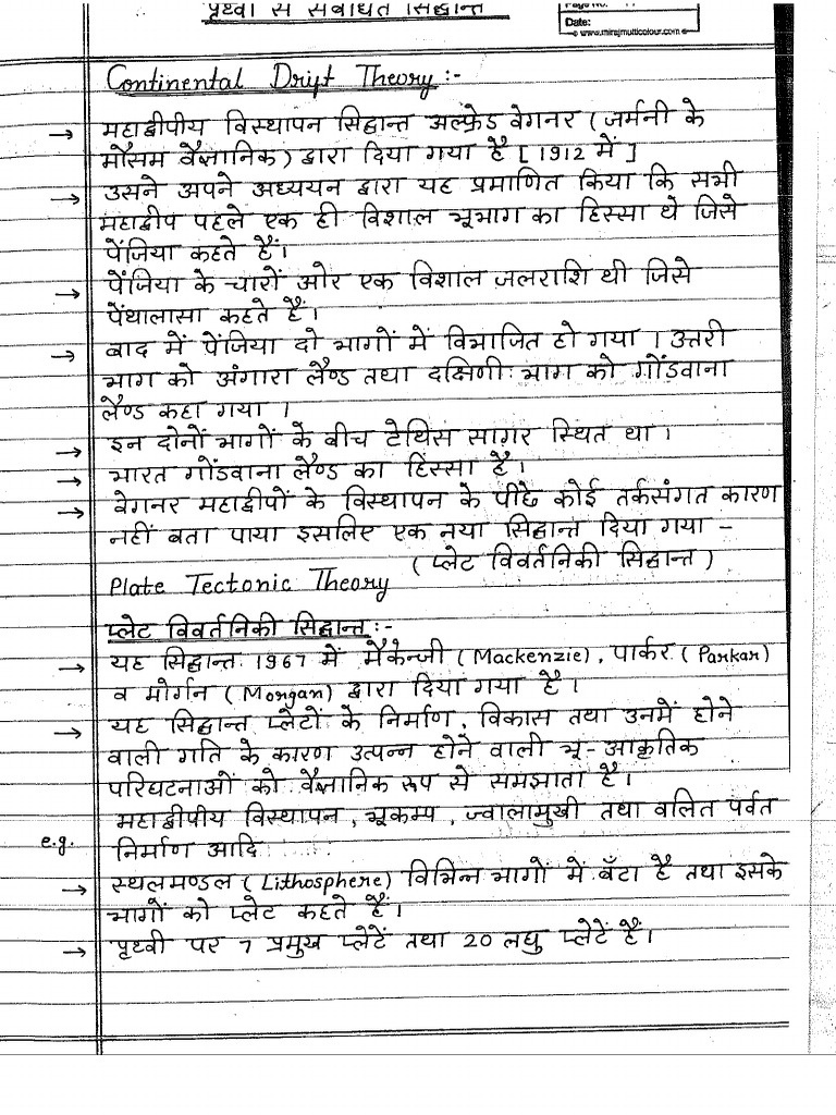 Physical Geography Handwritten Notes by SpringBoard Academy - 0003 | PDF