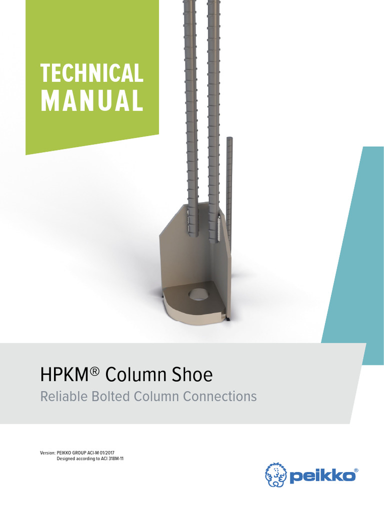 HPKM® Column Shoe Technical Manual | PDF | Concrete | Column