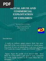Sexual Abuse and Commercial Exploitation of Children