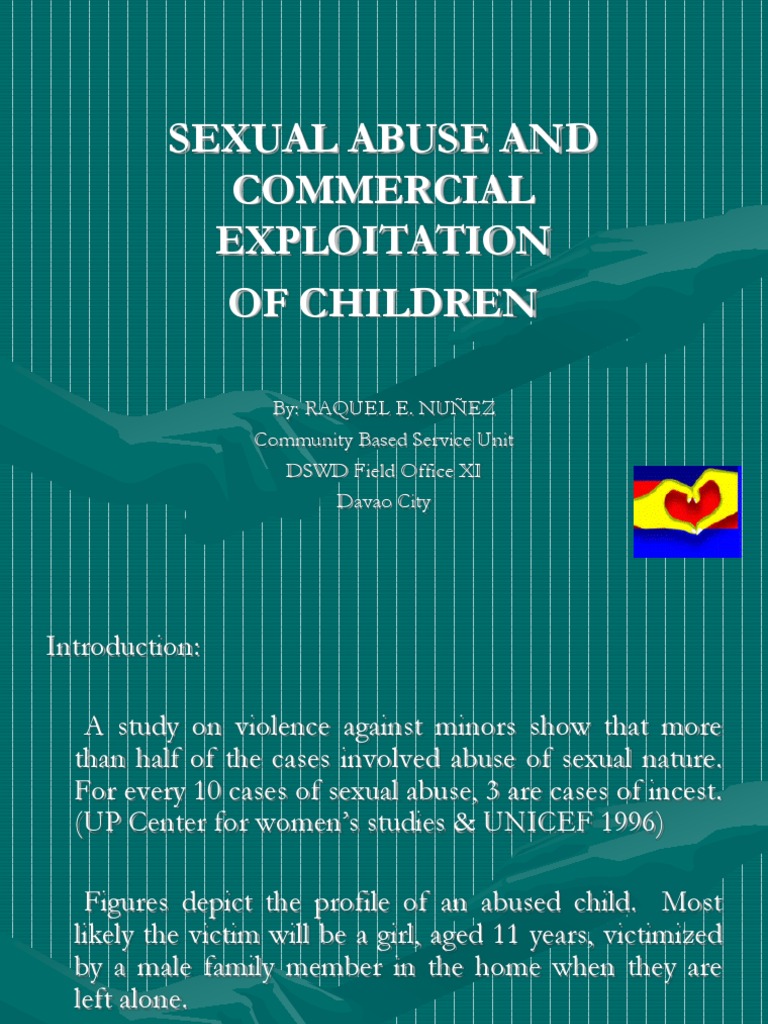 Child Sexual Abuse & Exploitation Insights | PDF | Sexual Slavery ...