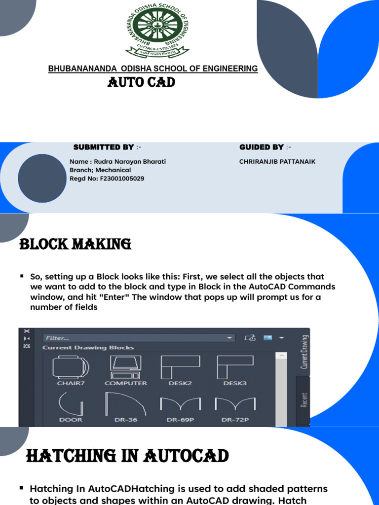 Ganesh AutoCAD Block Overview | PDF | Auto Cad | Autodesk