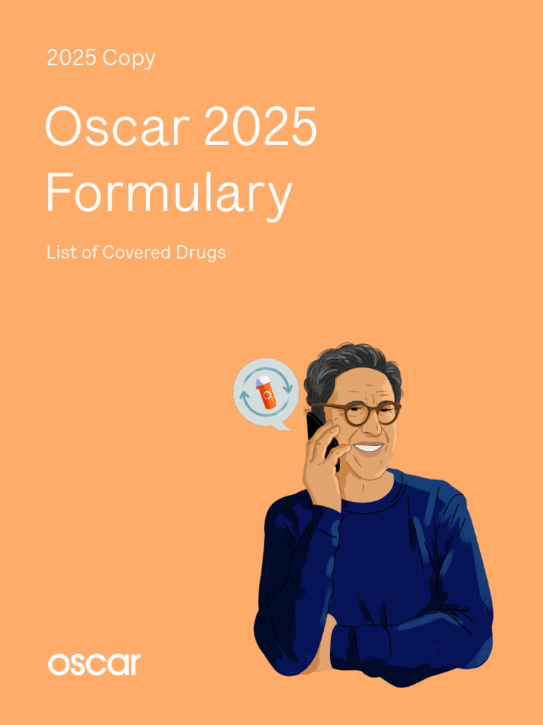 Oscar 2025 Drug Coverage Formulary | PDF | Prescription Drugs | Over ...