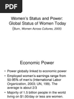 Women's Status and Power