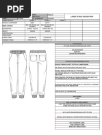 slim fit dress slacks Design Development Sheets main image 1