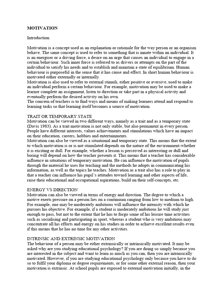 Understanding Motivation in Education | PDF | Intelligence Quotient ...