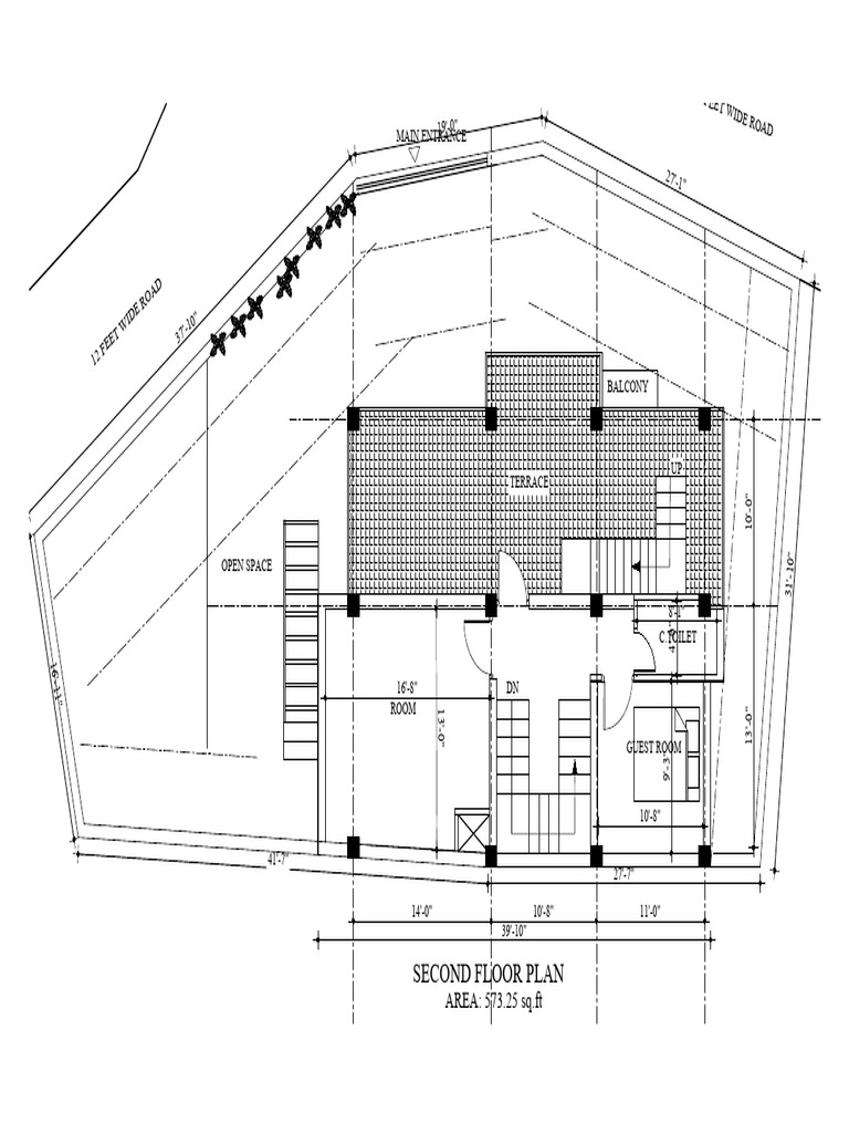 Second Floor Plan Layout Details | PDF