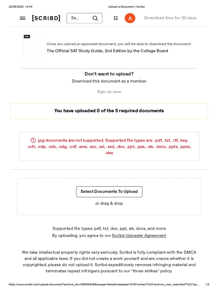 Upload A Document - Scribd2 | PDF | Scribd