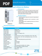 ZXESM D121 Lithium-ion Battery Specs | PDF | Lithium Ion Battery