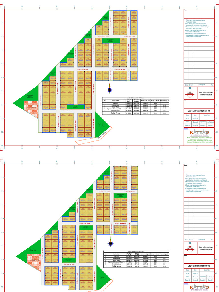 Layout Plan for Residential Plots | PDF | Chess Theory | Chess