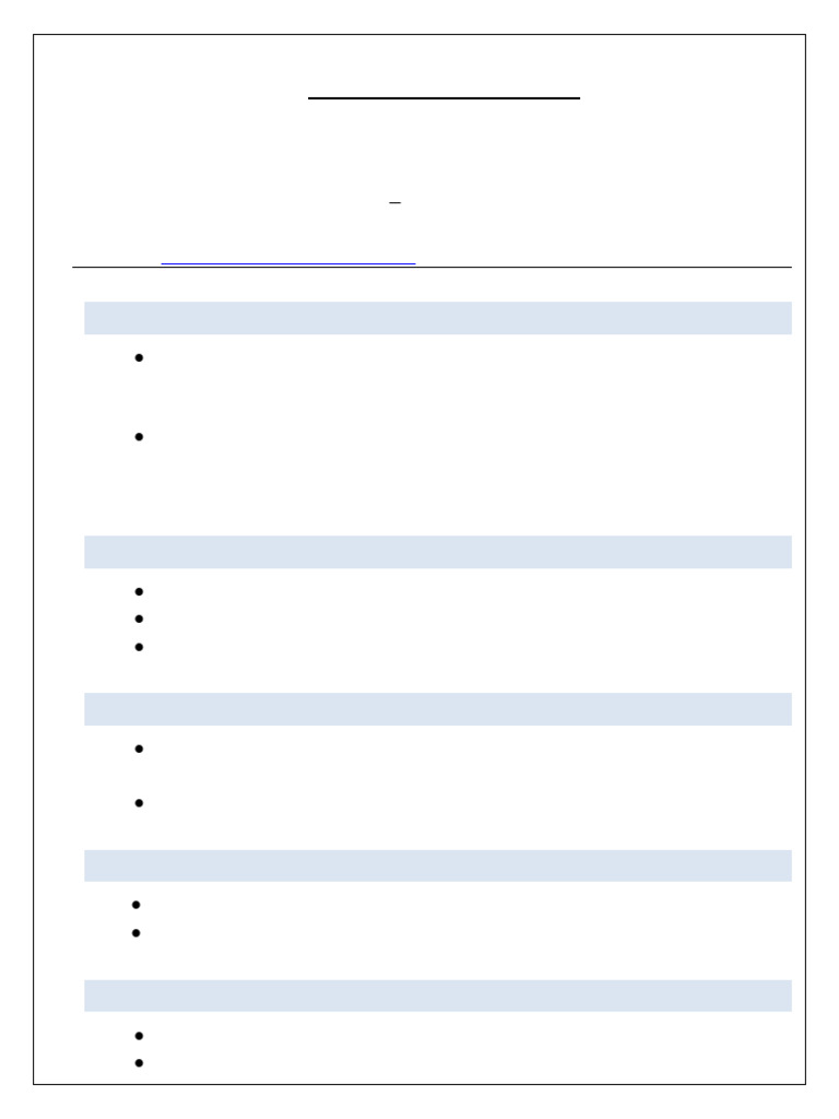 Normal Resume 1 Page 2nd | PDF
