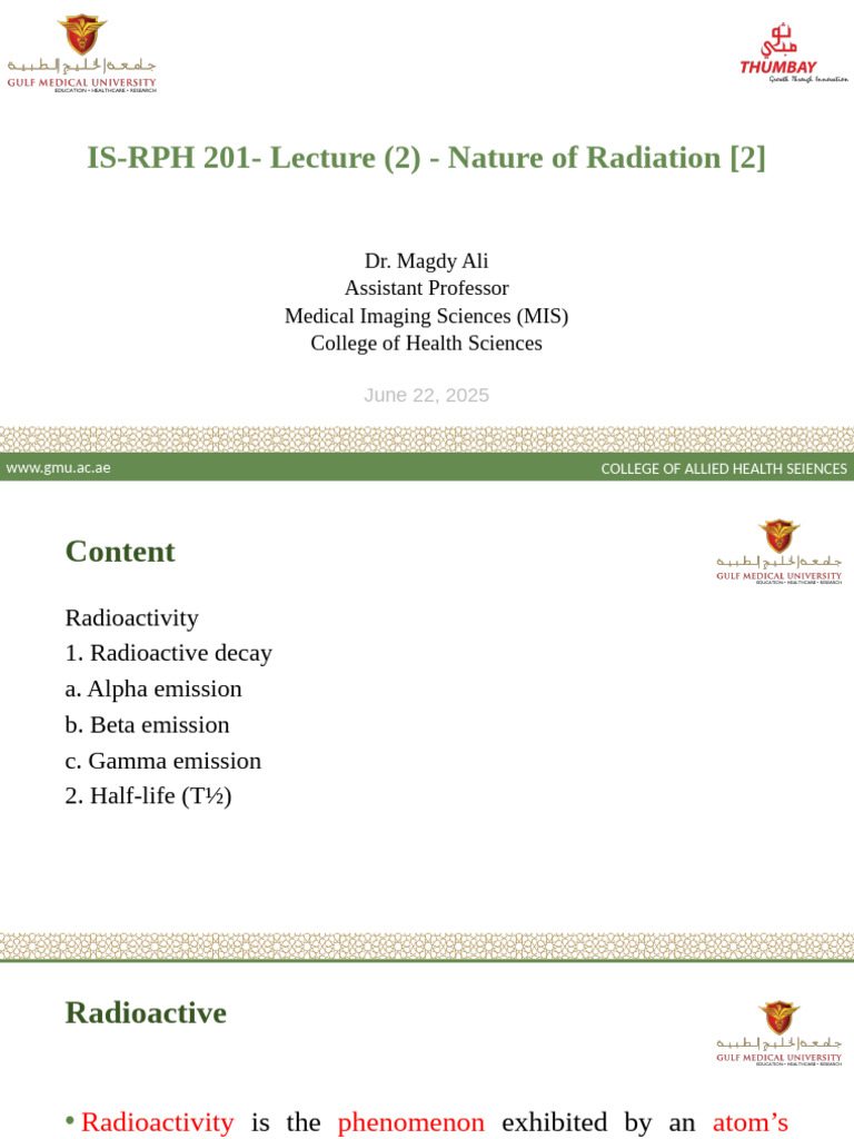 Understanding Radioactivity and Decay | PDF | Radioactive Decay ...