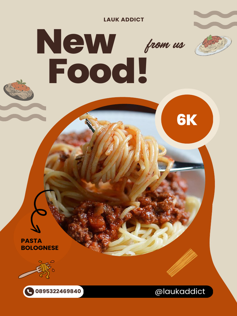 New Menu Spaghetti | PDF