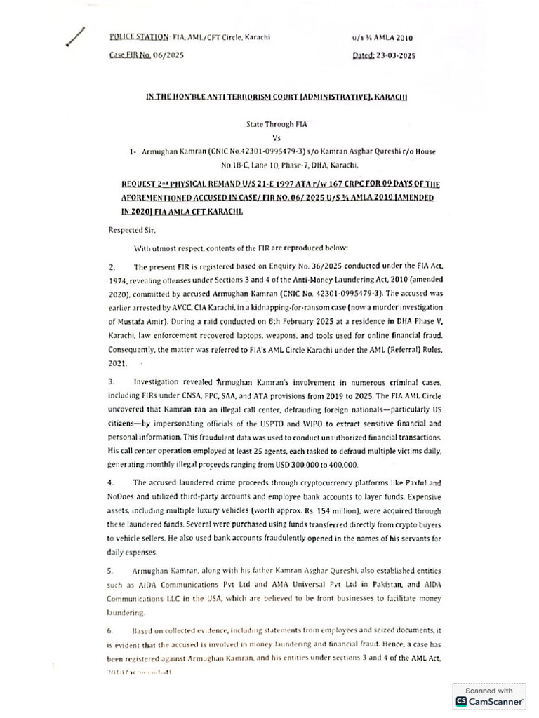 Armaghan Fia Report | PDF