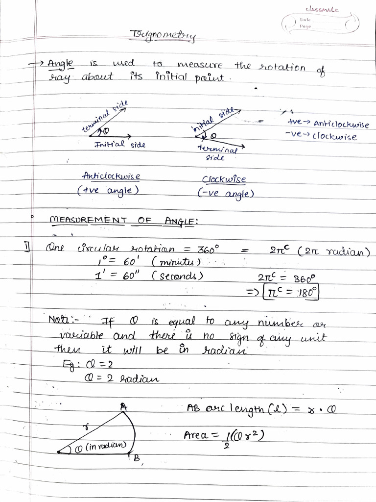 Trigonometry Questions and Answers | PDF | Angle | Trigonometry