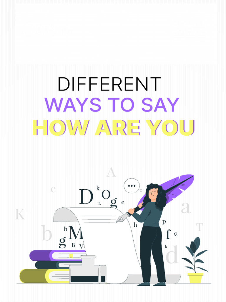 Alternative Ways to Ask 