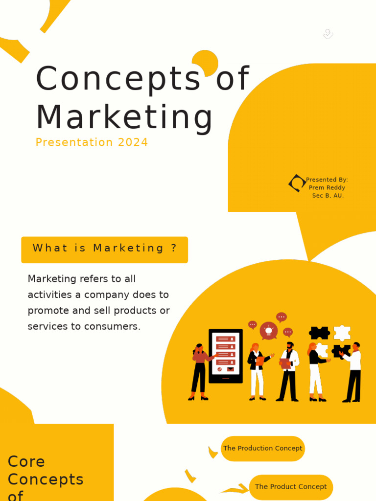 Core Concepts of Marketing Explained | PDF | Marketing | Brand