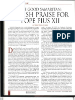 "The Good Samaritan: Jewish Praise For Pope Pius XII" by Dimitri Cavalli in Inside The Vatican Magazine (October 2006)