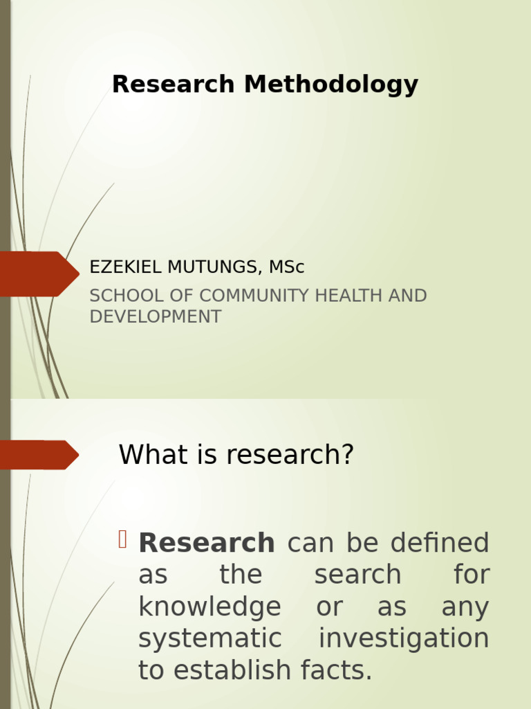 Research Methodology Overview | PDF | Sampling (Statistics) | Hypothesis