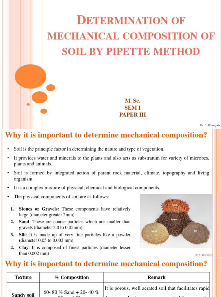 Soil Texture Analysis by Pipette Method | PDF | Soil | Silt