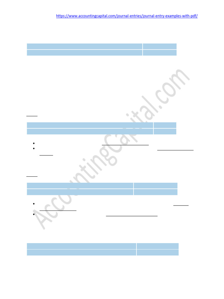 Journal Entry Examples PDF 9 11 | PDF | Debits And Credits | Accrual