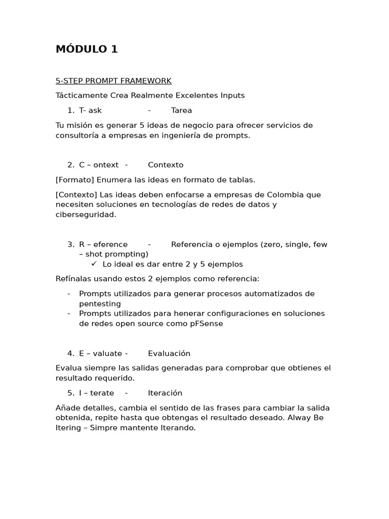 Técnicas de Prompting para IA Generativa | PDF | Inteligencia ...