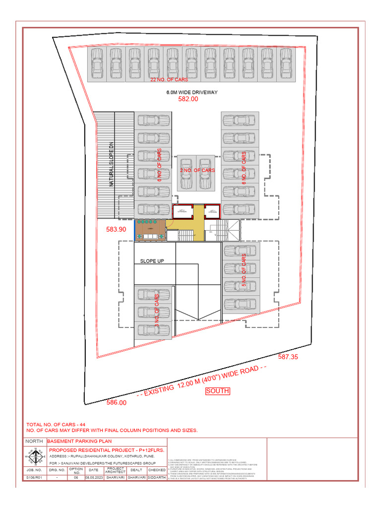 Basement Parking Floor Plan | PDF | Real Estate | Civil Engineering