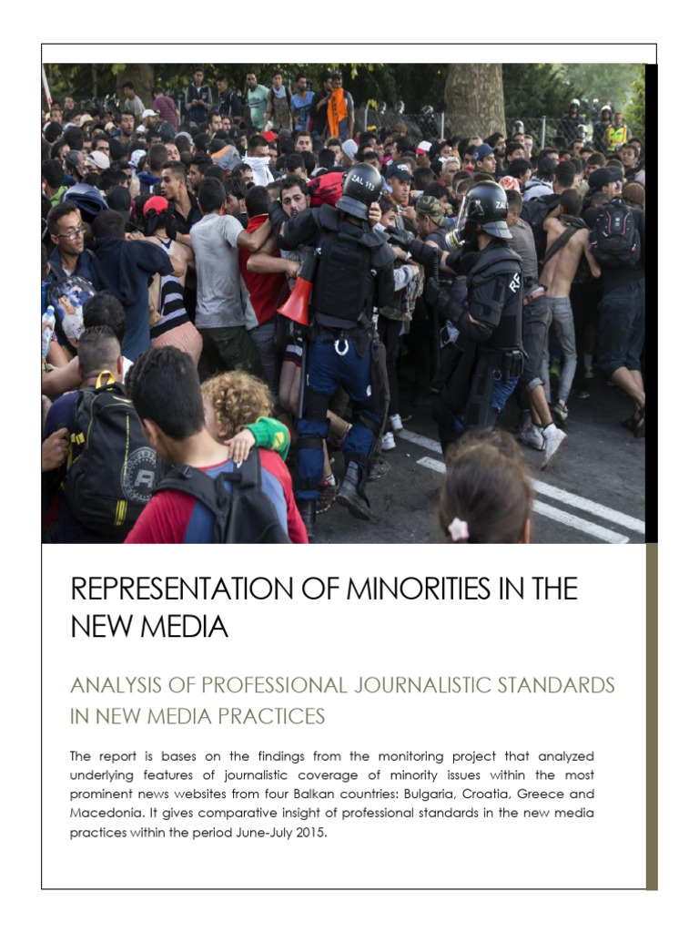 Minority Issues in Balkan News Media | PDF | Minority Group | Framing ...