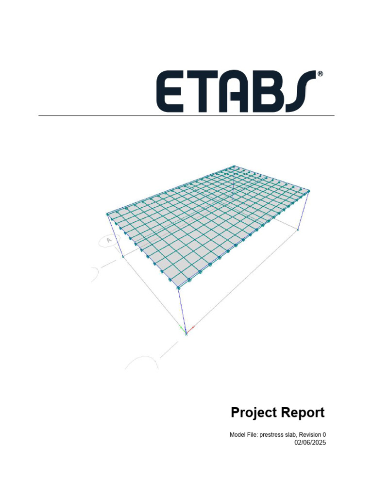 Prestressed Slab Project Report | PDF | Prestressed Concrete | Building ...