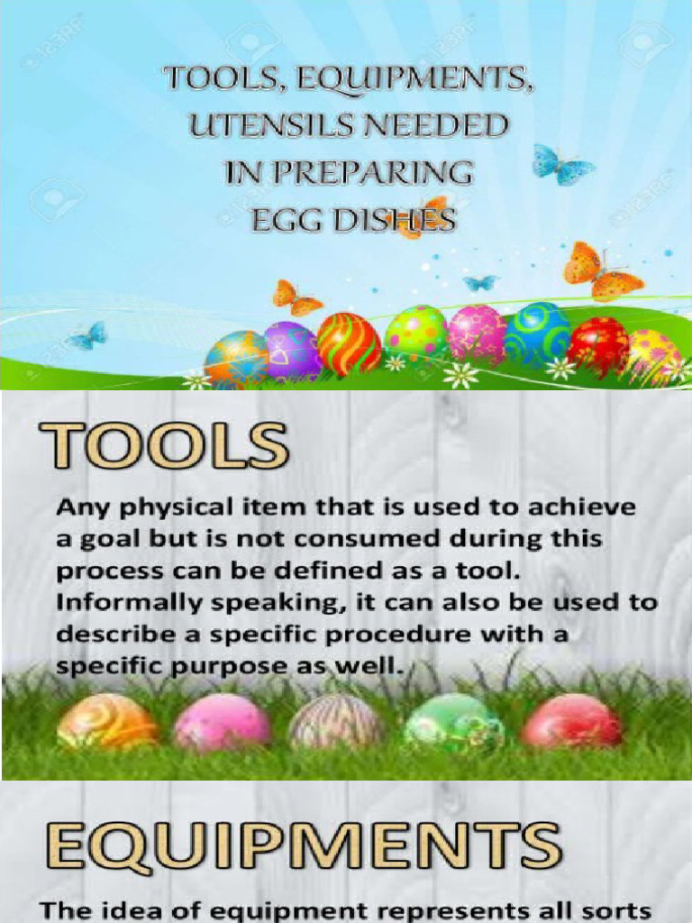 Tools and Equipments | PDF