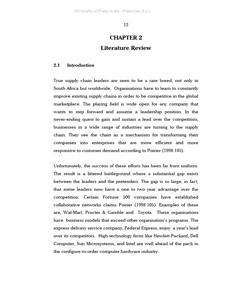 02 Chapter 2 | PDF | Supply Chain | Supply Chain Management