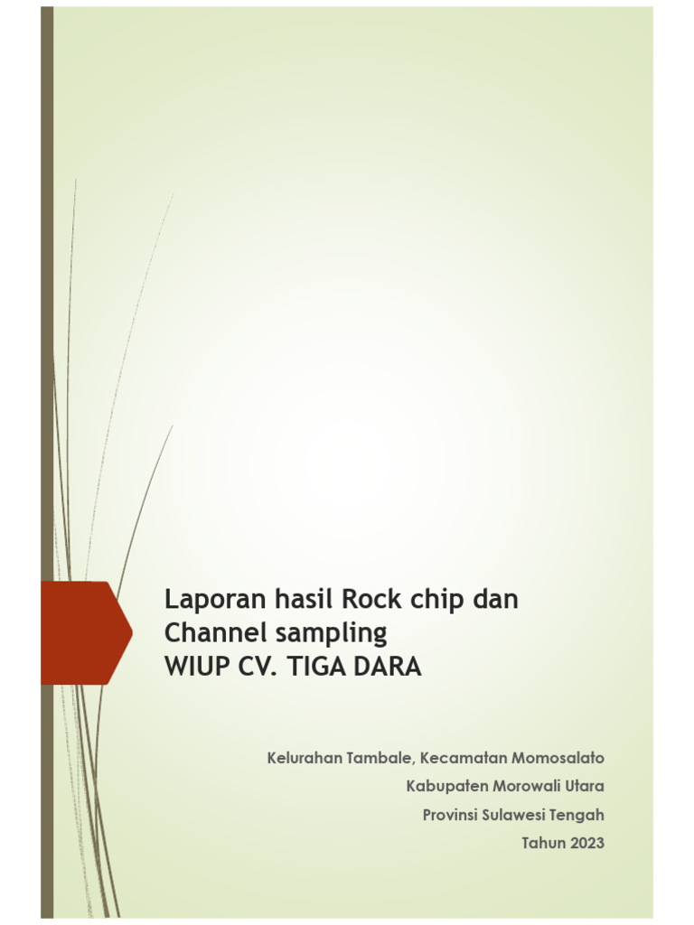 Laporan Hasil Rockchip, Dan Channel Sampling | PDF