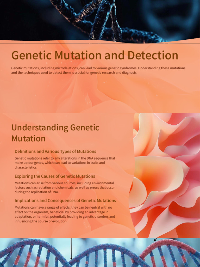 Genetic Mutation and Detection | PDF | Deletion (Genetics) | Genetics