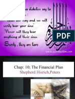 Chap 10 The Financial Plan by Shepherd Hisrich, Peters