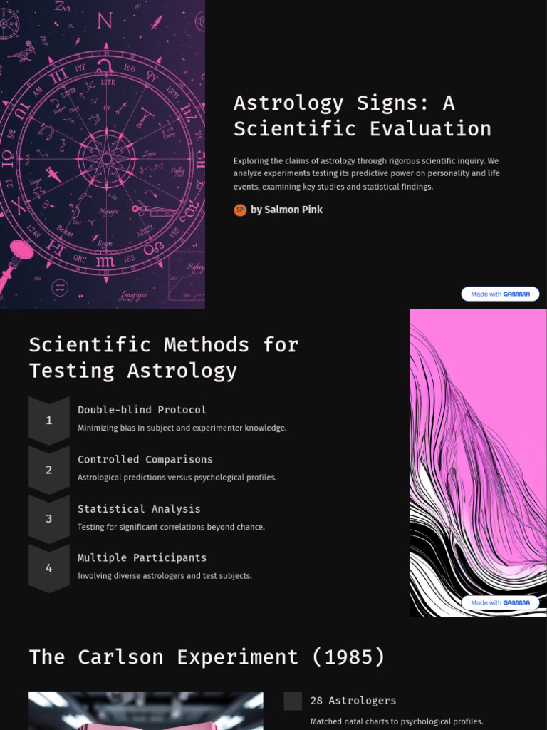 Astrology Signs A Scientific Evaluation | PDF | Horoscope | Experiment