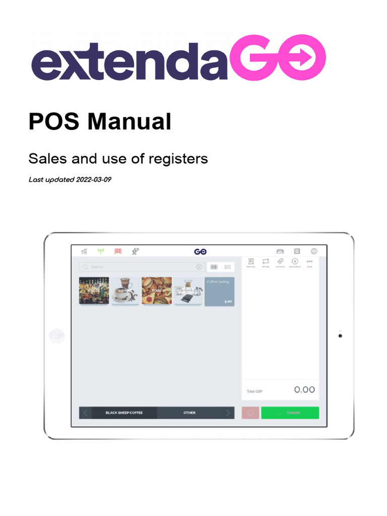 ExtendaGO POS Integration Guide | PDF | Point Of Sale | Receipt