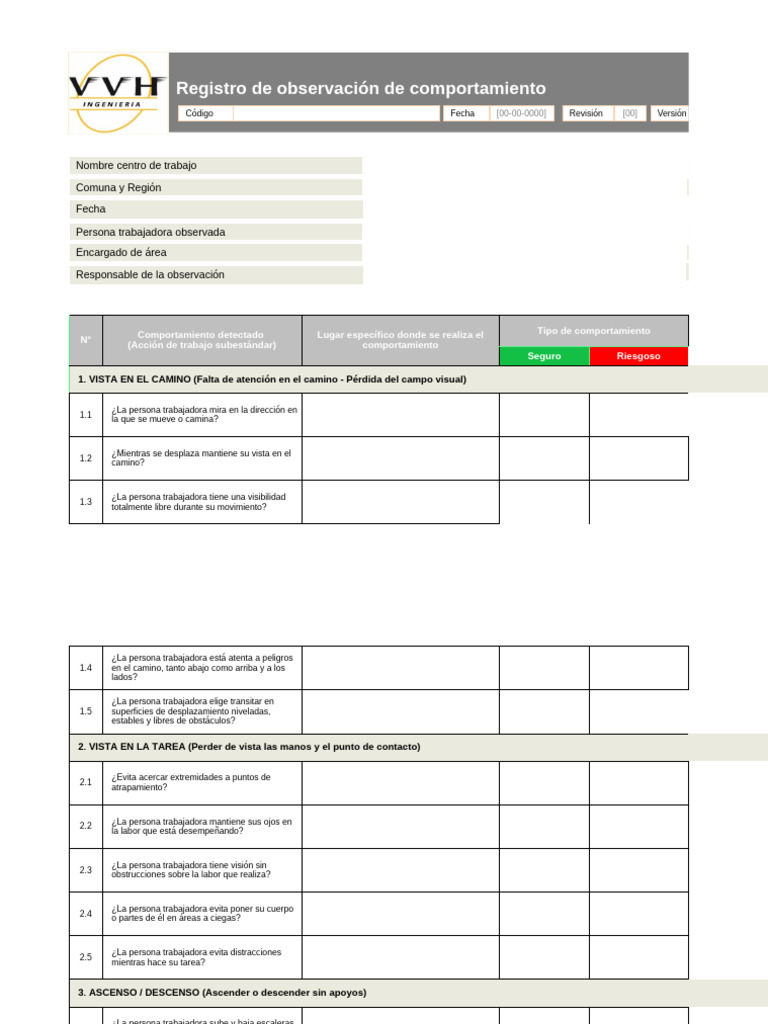 Registro de Observaciones | PDF