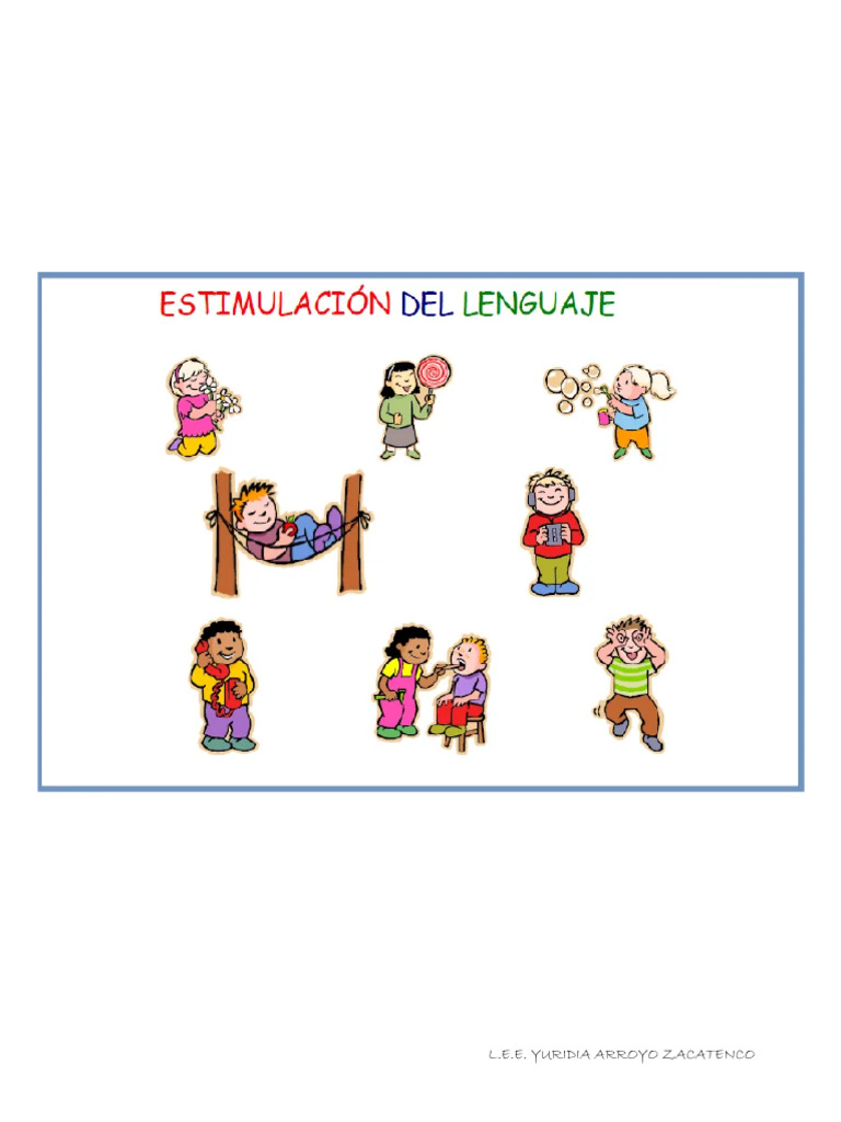 Actividades para Estimulación del Lenguaje | PDF | Boca | Zoología