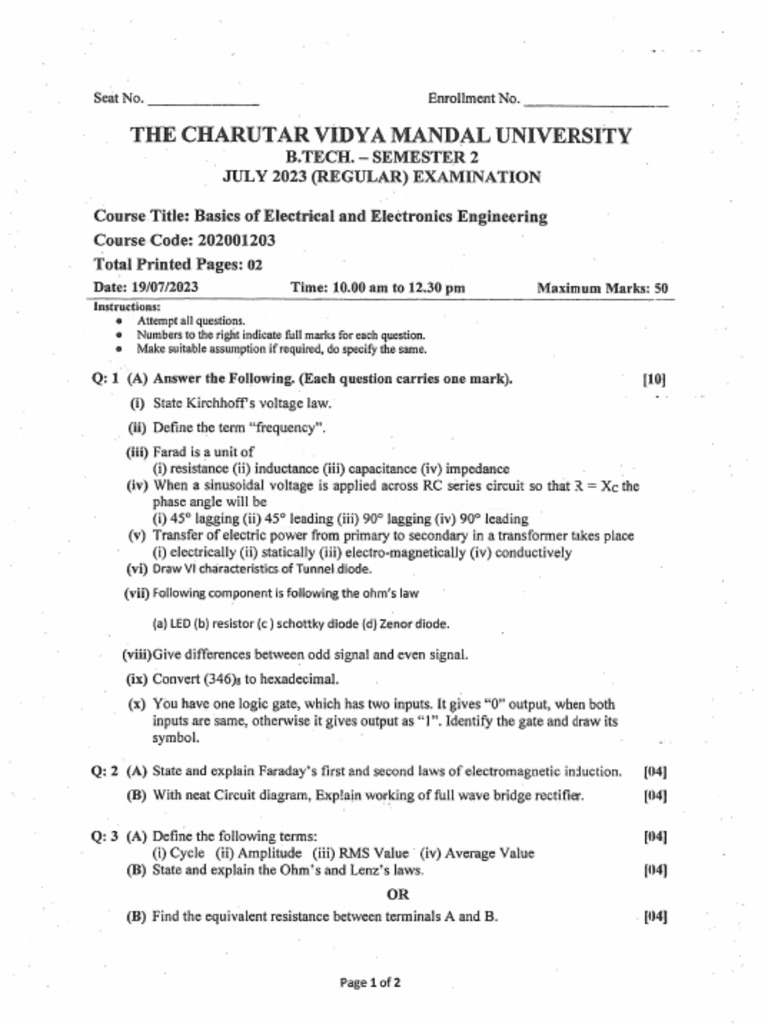 Beee 3 2023 | PDF