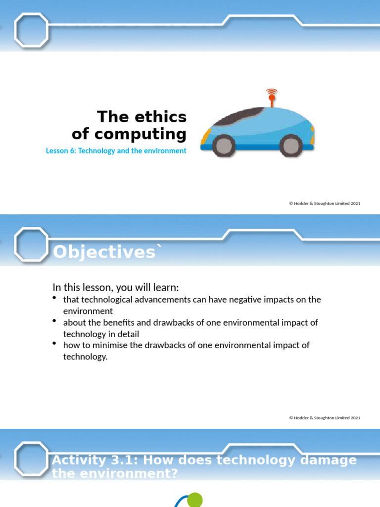 Environmental Impact of Technology | PDF | Natural Environment ...