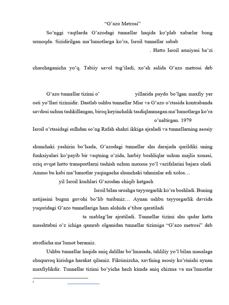 Eng yaxshi qol ishlari