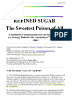 Refined Sugar The Sweetest Poison of All