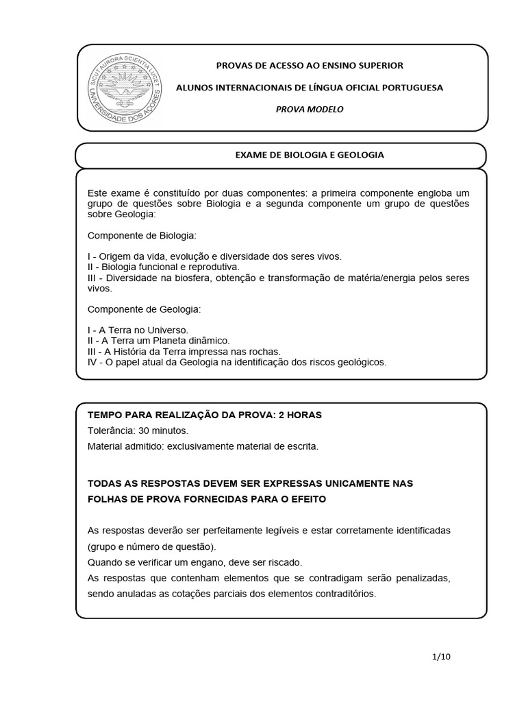 Model Exam 2 | PDF | Célula (Biologia) | Rochas (Geologia)