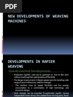 New Developments of Weaving Machines