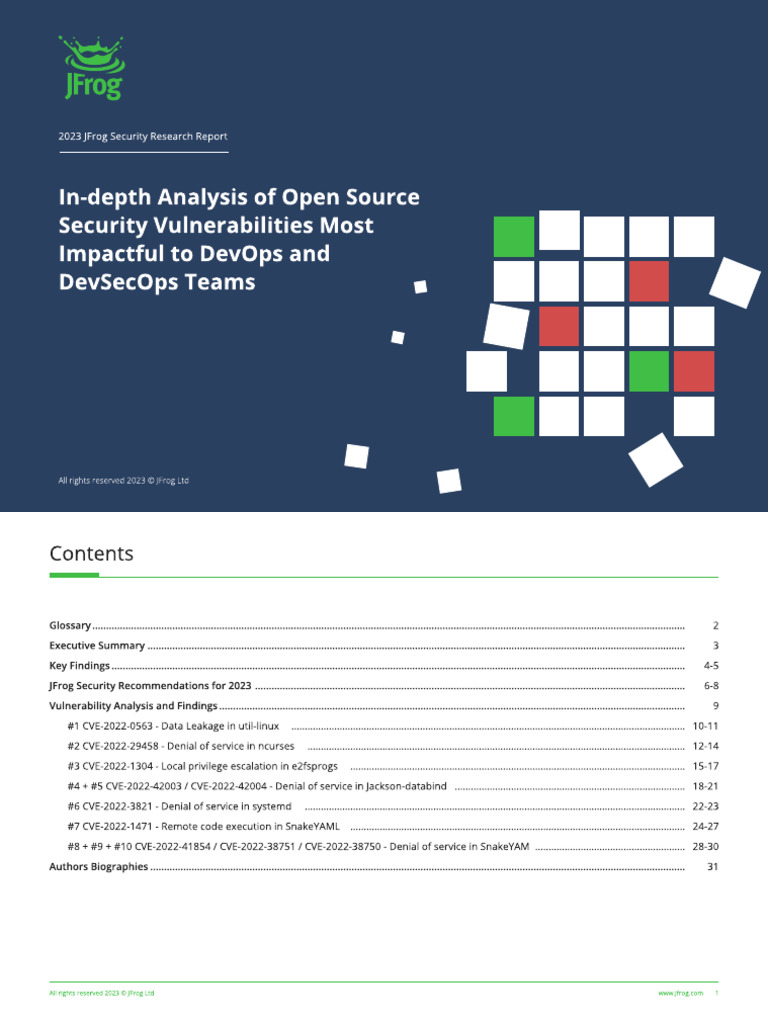 2023 JFrog Security Research Report | PDF | Information Technology ...