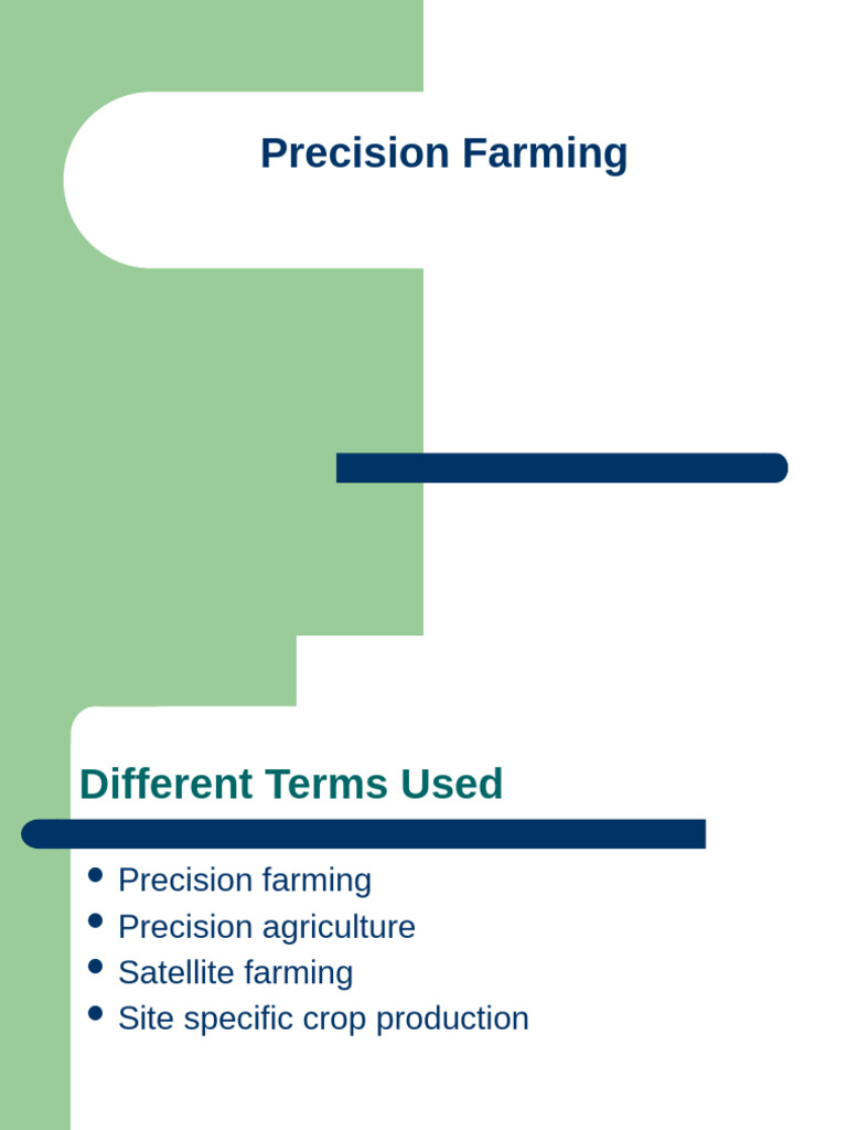 Precision Farming New | PDF | Agriculture | Geographic Information System