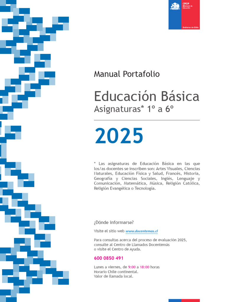 Manual Portafolio Docente 2025 | PDF | Plan de estudios | Enseñando