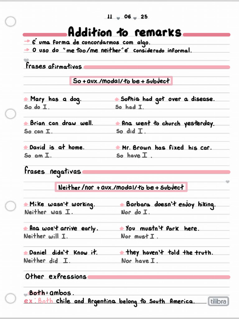 Addition To Remarks | PDF