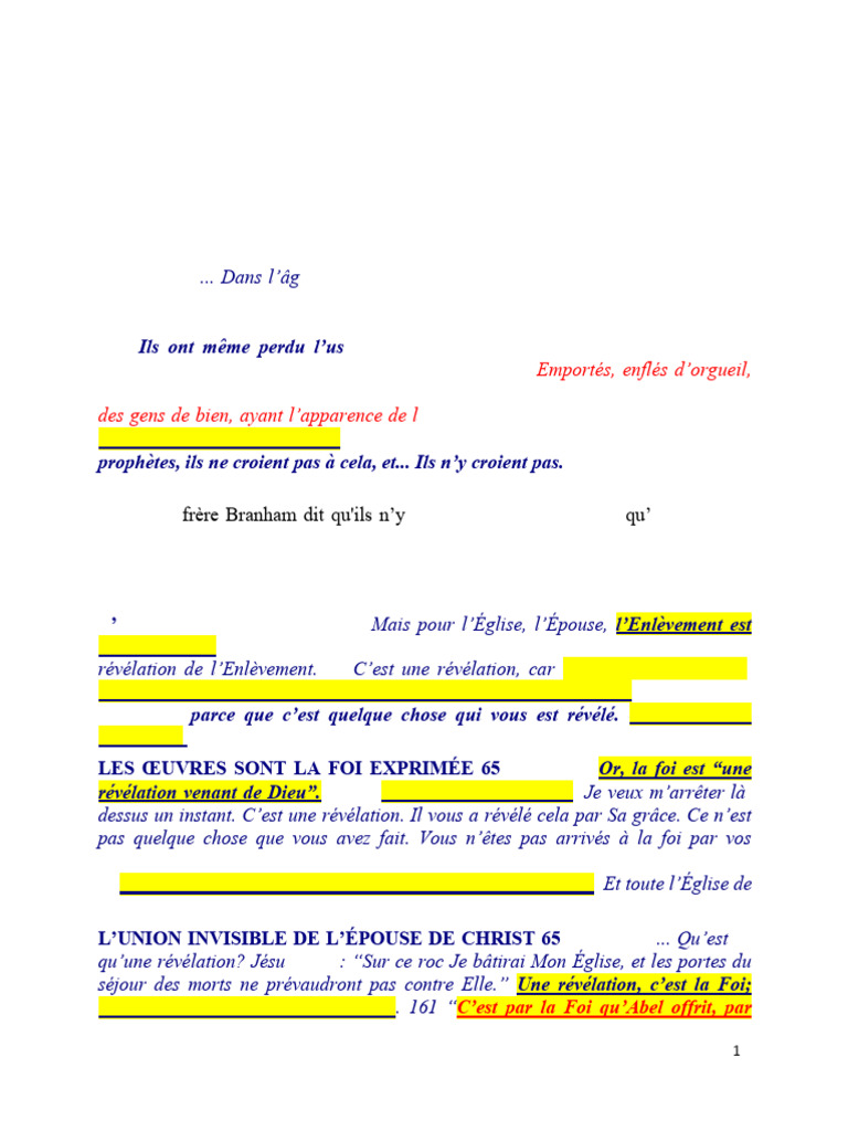 Puissance de la Révélation et Foi | PDF | Dieu | Livre de la Révélation