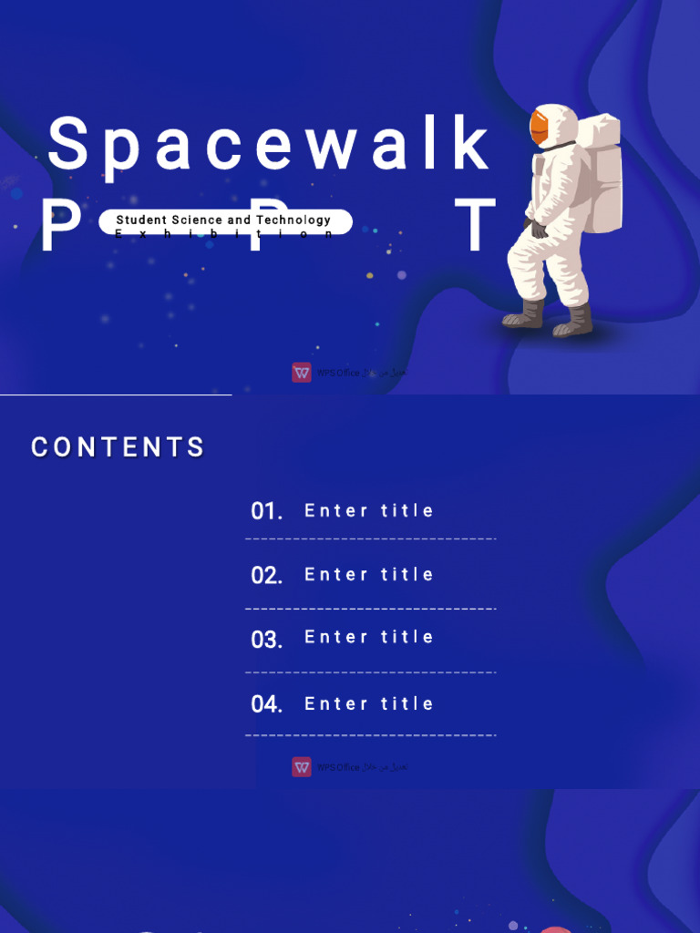 Blue Spacewalk Presentation | PDF