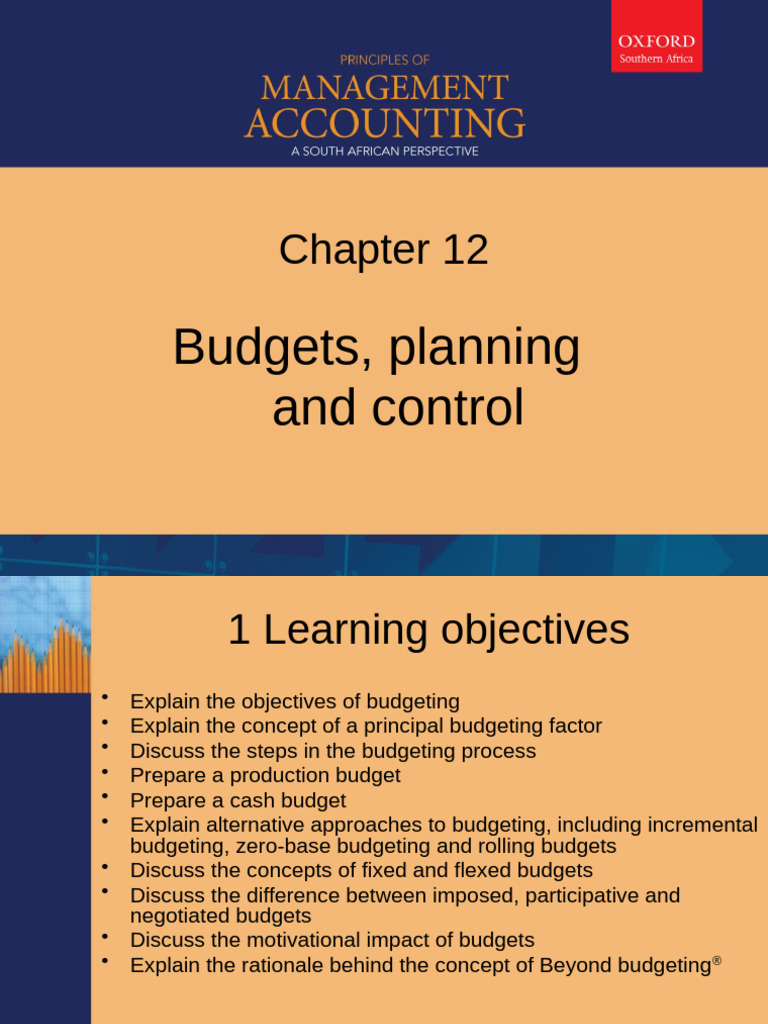 Budgeting Strategies and Control Techniques | PDF | Budget | Depreciation
